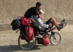 Central Asia Bike Ride finish